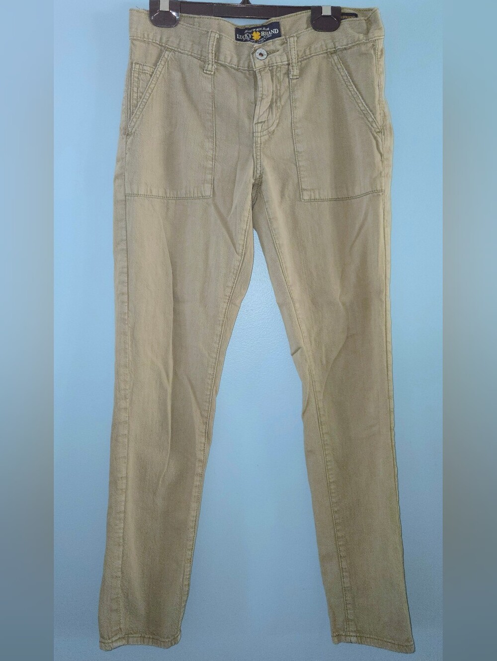 Lucky Brand Sienna Slim Boyfriend Khaki Jeans 0/25